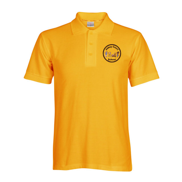 Abbey Court School Staff Polo Shirt - Lemon/Gold 