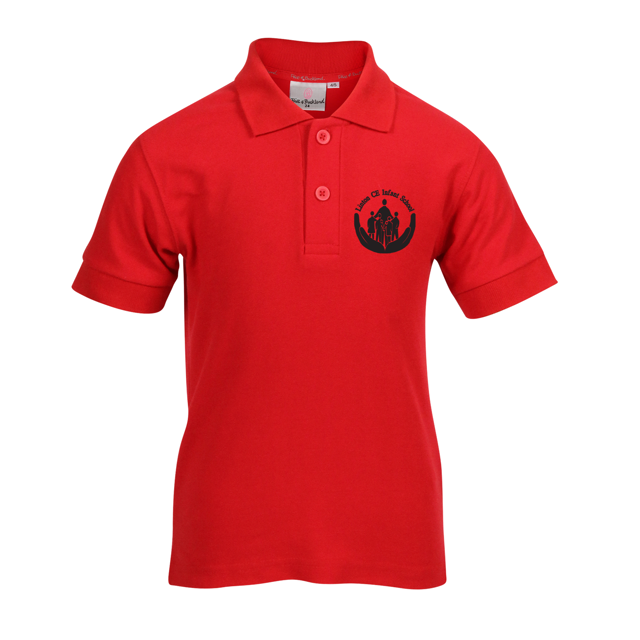 Linton C of E Infant School Red Polo Shirt