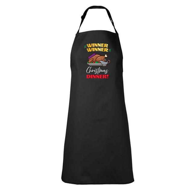Winner Winner Christmas Dinner Apron - Adult