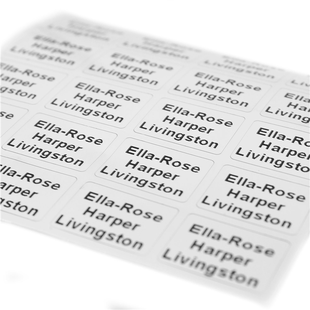 Stick On Name Labels - 20 Per Pack