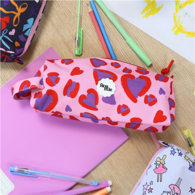 Eco Friendly Wild Hearts Kids Pencil Case