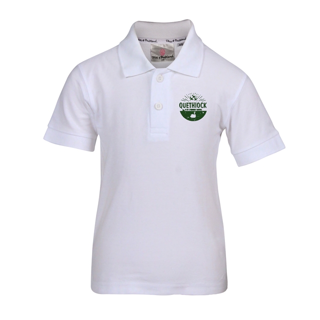 Quethiock C of E School White Polo Shirt