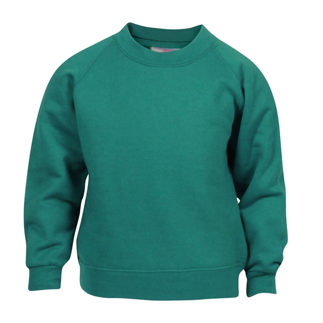 Jade Crew Neck School Sweatshirt