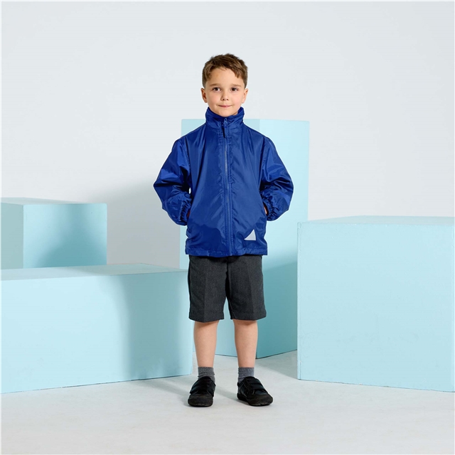 Royal Blue Showerproof School Coat