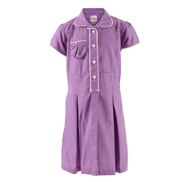 Gingham School Summer Dress