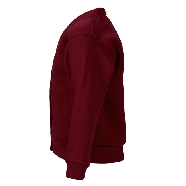 Maroon Cotton Rich Sweatshirt Cardigan