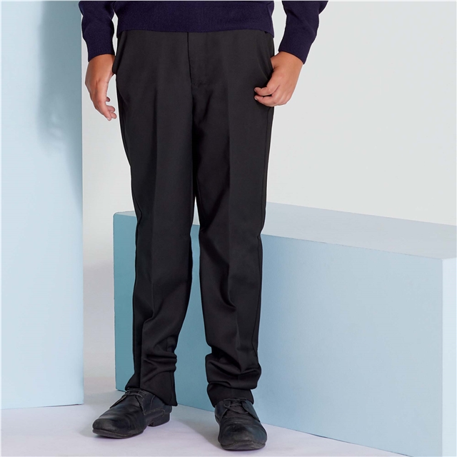 Boys Flat Front School Trousers