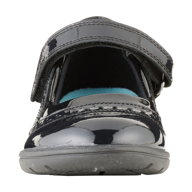 Junior Girls Black Patent Mary Jane Shoes