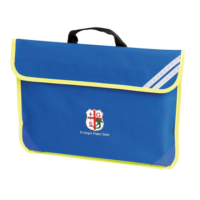 St George's C of E Primary School Book Bag - Reflective Strips