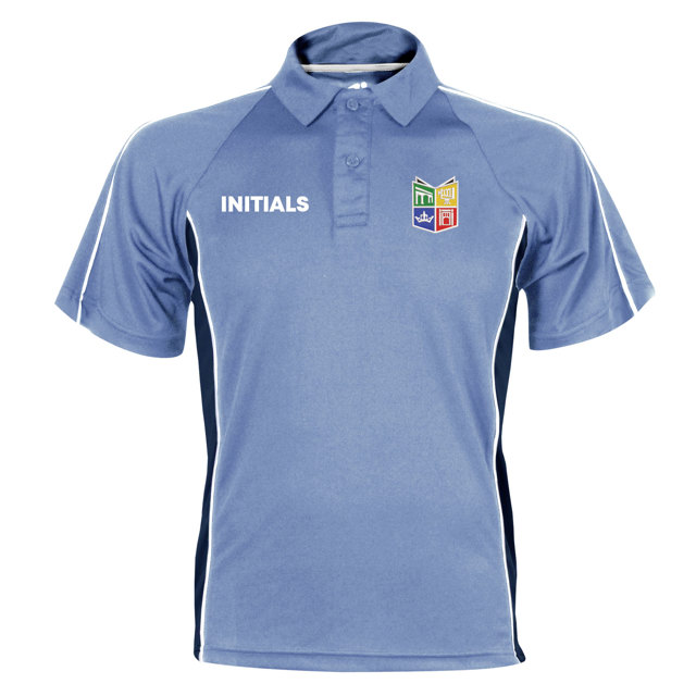 Abbeyfield School Loose Fit PE Polo Shirt with Initials
