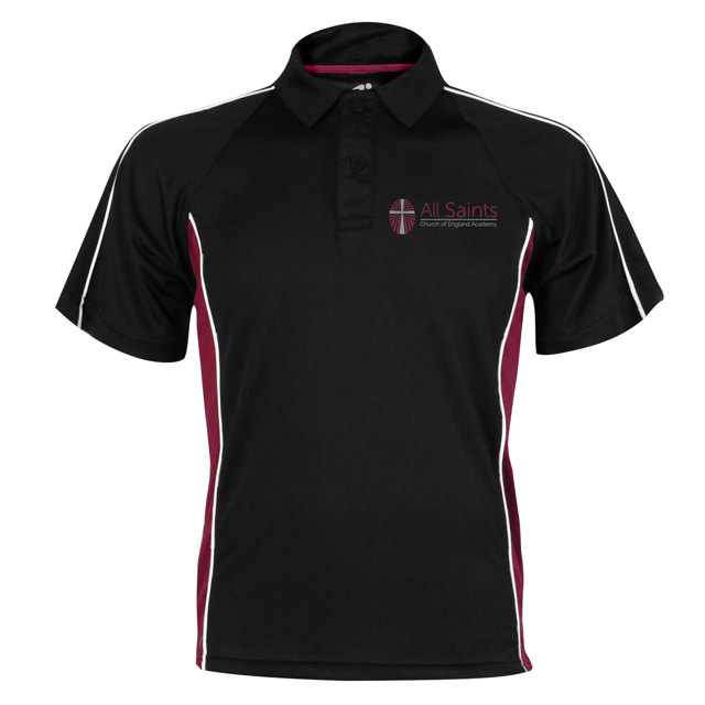 All Saints Church of England Academy Unisex Sports Polo Shirt