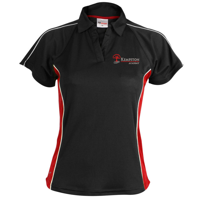 Kempston Academy Girl Fit Sports Polo Shirt