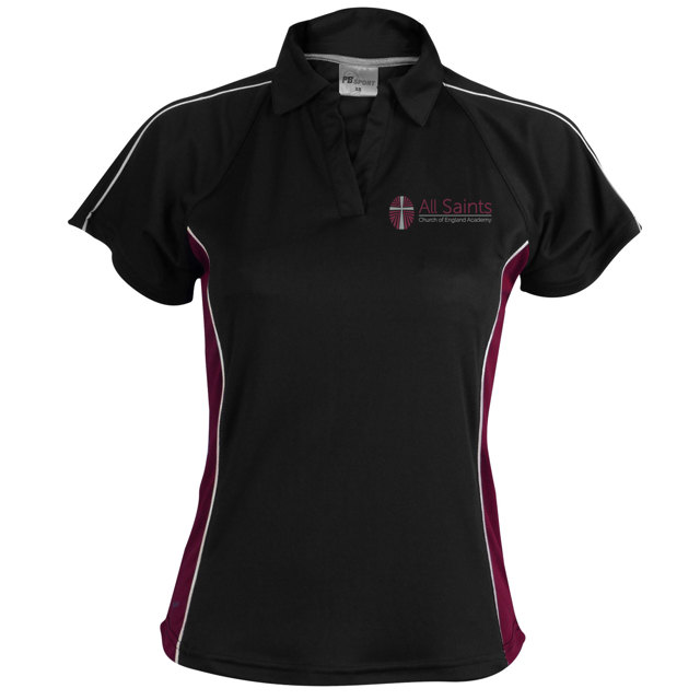 All Saints Church of England Academy Girls Fit Sports Polo Shirt
