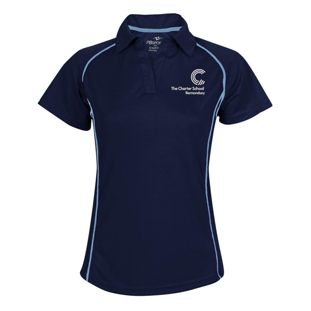 The Charter School Bermondsey Girl Fit PE Polo Shirt