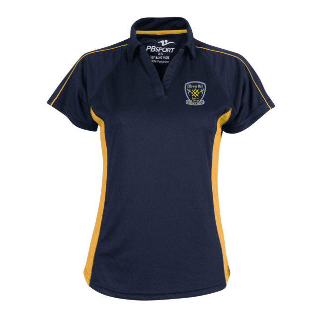 Ellowes Hall Sports College Girl Fit Sports Polo Shirt