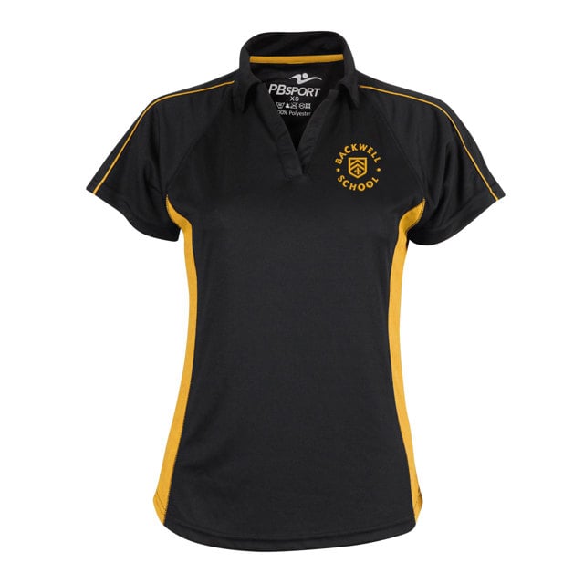Backwell Secondary School Girl Fit Sports Polo Shirt