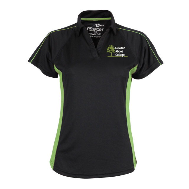 Newton Abbot College Girl Fit Sports Polo Shirt