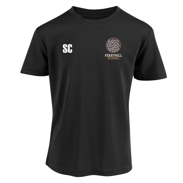 Ferryhill School PE T-Shirt with Initials