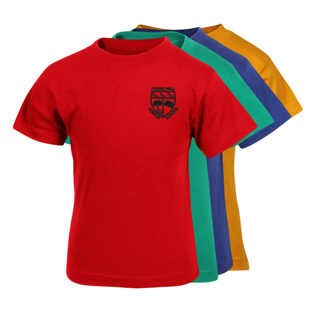 Pound Hill Junior School PE Cotton T-Shirt