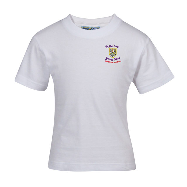 St Johns C of E Primary PE Cotton T-Shirt