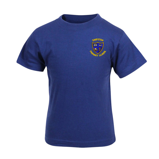 Shipston Primary School PE Cotton T-Shirt - Otter (Blue)