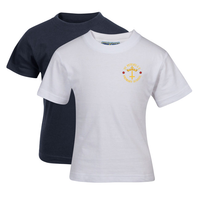St Peters C of E Primary School PE Cotton T-Shirt