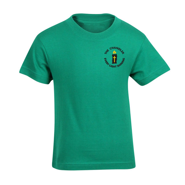 The Chandler C of E Junior School PE Cotton T-Shirt