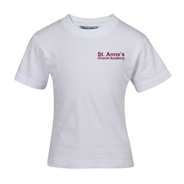 St Anne's Church Academy PE Cotton T-Shirt
