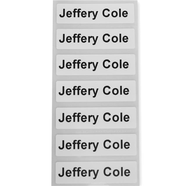 Iron On Name Labels - 20 Per Pack