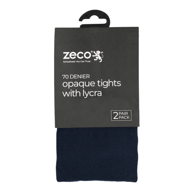 70 Denier Opaque Tights - 2 Pack