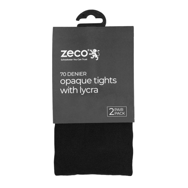 70 Denier Opaque Tights - 2 Pack