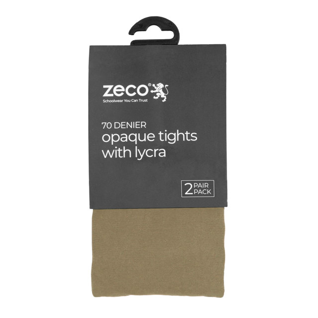 70 Denier Opaque Tights - 2 Pack