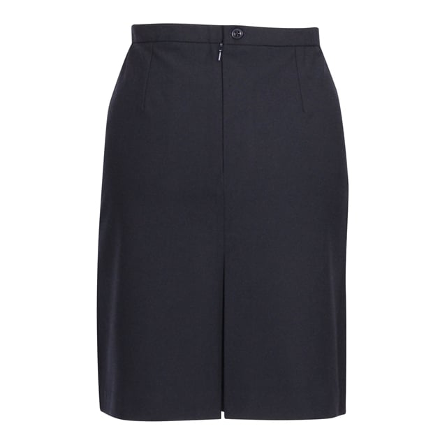 Navy Straight School Skirt