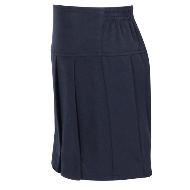 Navy Junior Pleated School Skirt