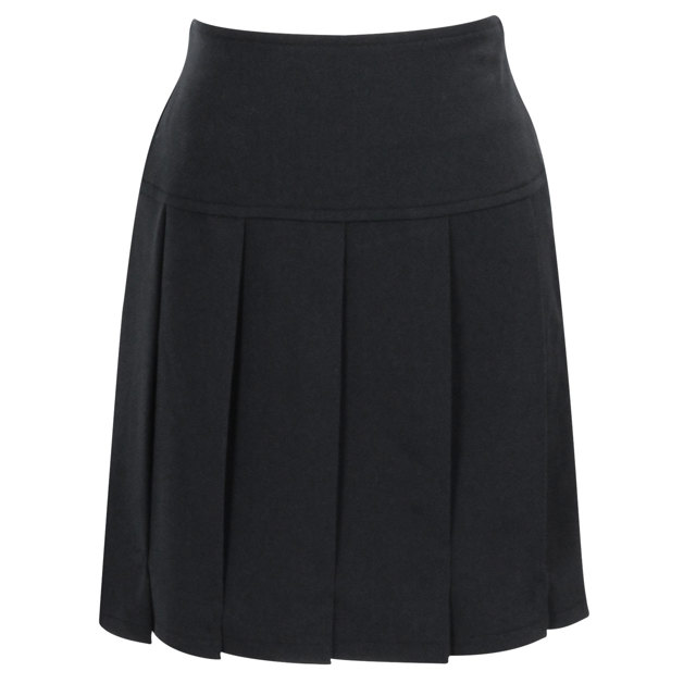 Black Junior Pleated Skirt