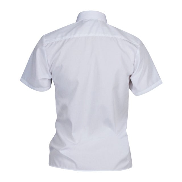 White Short Sleeve School Blouse - Twin Pack 
