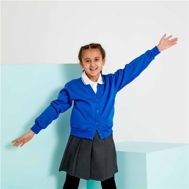 Grey Junior Pleated Skirt