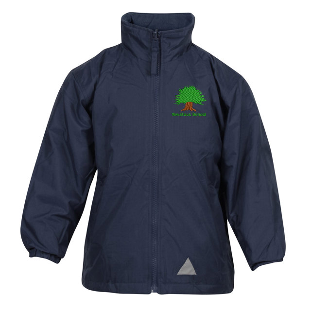 Yewstock School Navy Showerproof Coat - Year 7 to 9 