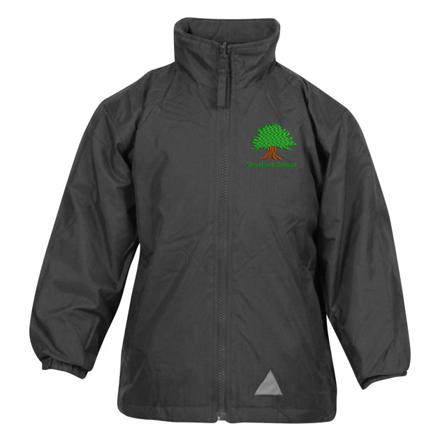Yewstock School Black Showerproof Coat - Year 10 to 11 