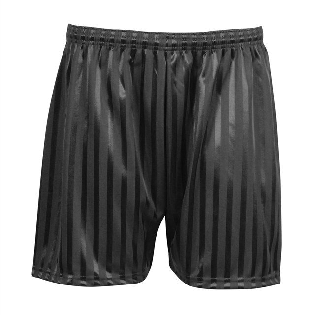 Black Shadow Stripe PE Shorts