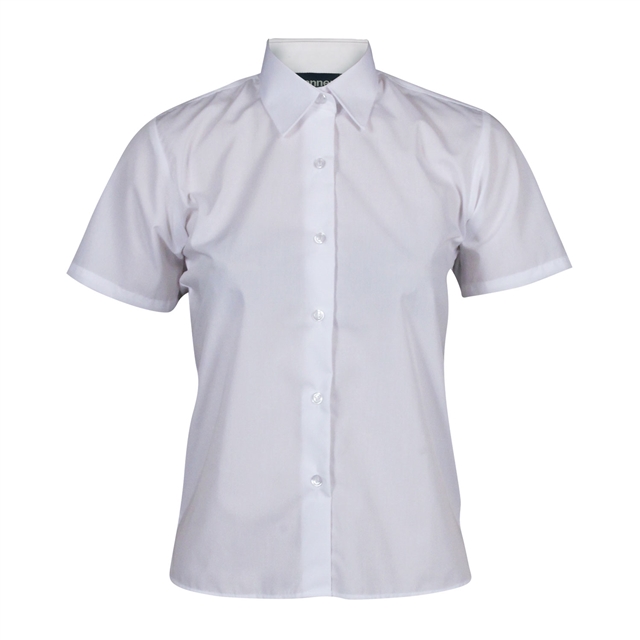 Short Sleeve School Blouse - Twin Pack