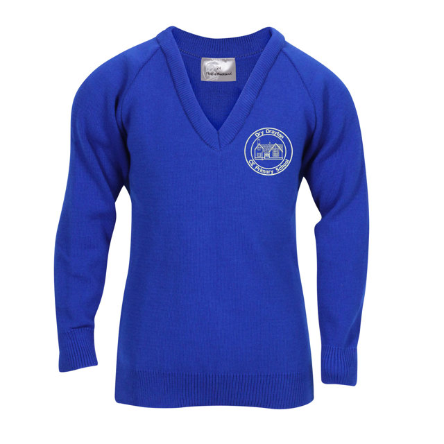 Dry Drayton C of E Primary School Knitted V-Neck Jumper