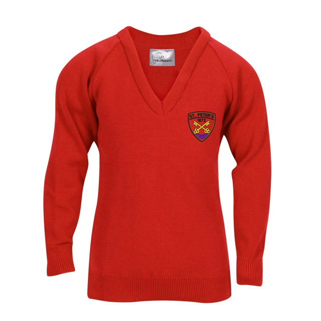 St Peters C of E First School V-Neck Jumper