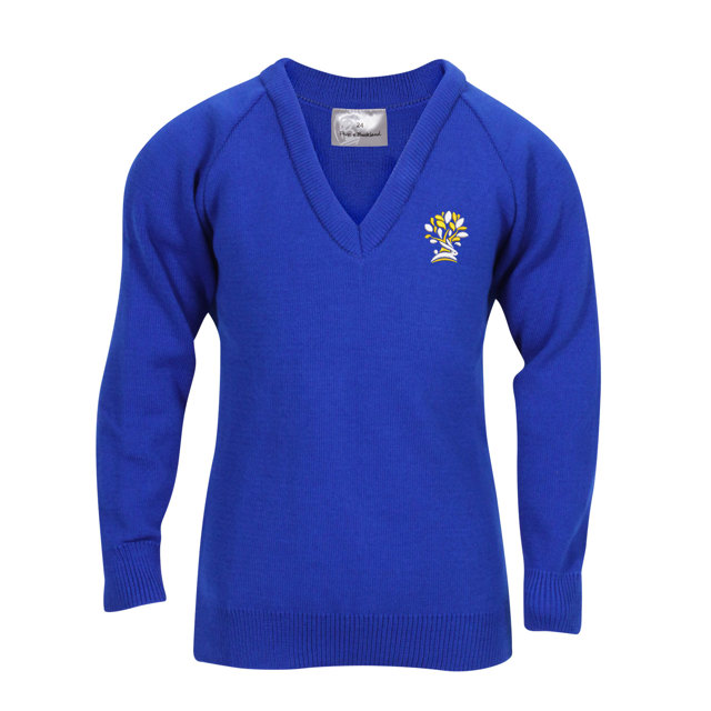 Warren Mead Schools Knitted V-Neck Jumper