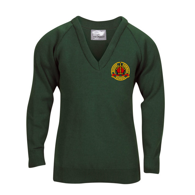 Bishop Cornish School V-Neck Jumper