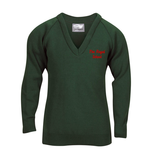 The Royal School V-Neck Jumper