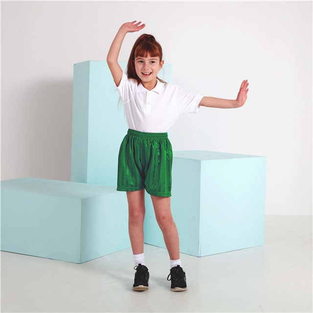 Emerald Shadow Stripe PE Shorts