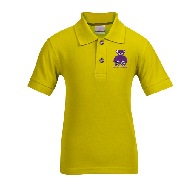 Tullos Primary School Yellow Nursery Polo Shirt