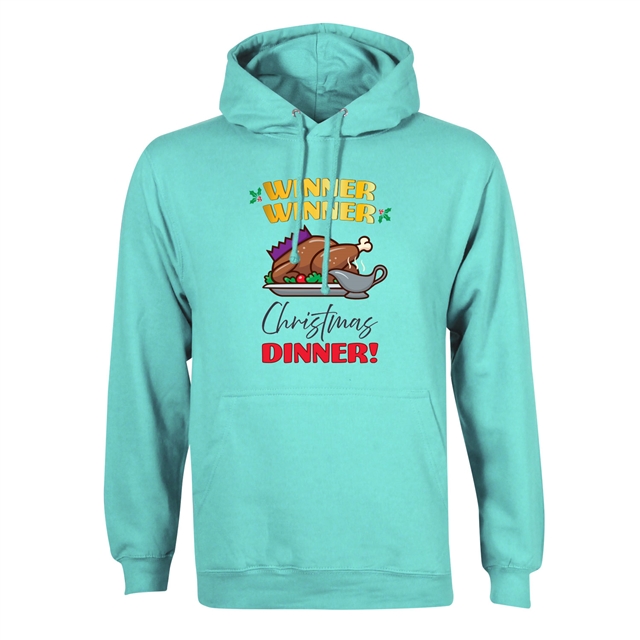 Winner Winner Christmas Dinner Hoodie - Adult