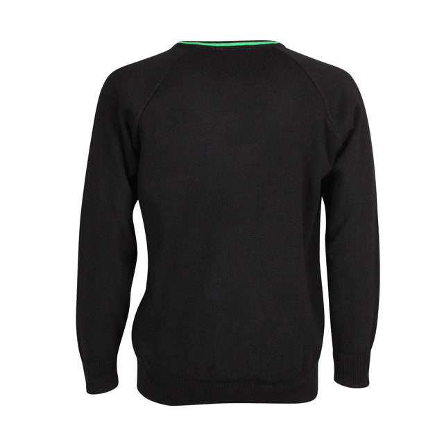 GTS Academy Knitted V-Neck Jumper with Stripe